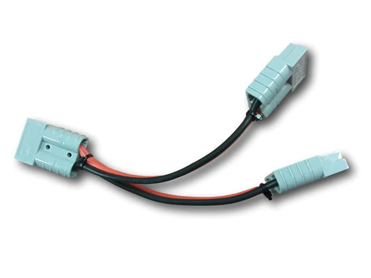 Y piece to connect 2 extension cable sets into one
